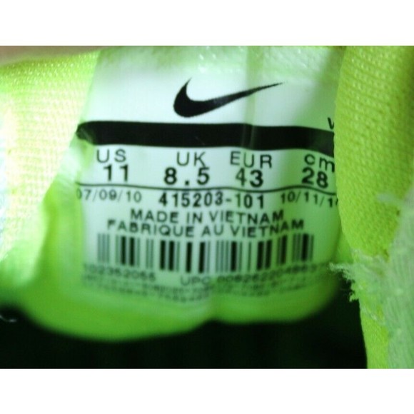 Nike Air Max 360 Women's Size 11 White Gray Volt Black - Picture 11 of 11